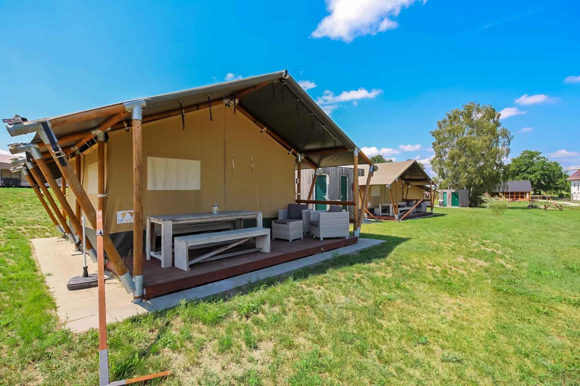 Landgut Voigtsmühle Glamping Lodge Villa Veranda XL 1 Friedland  Habitación foto